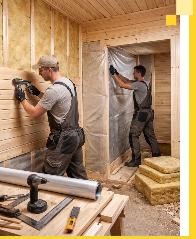 Бани под ключ в Малоярославце с проектом и полным монтажом