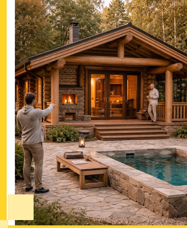 Проекты бань и хамам в Малоярославце от 25855 р. | ЭриданМлр