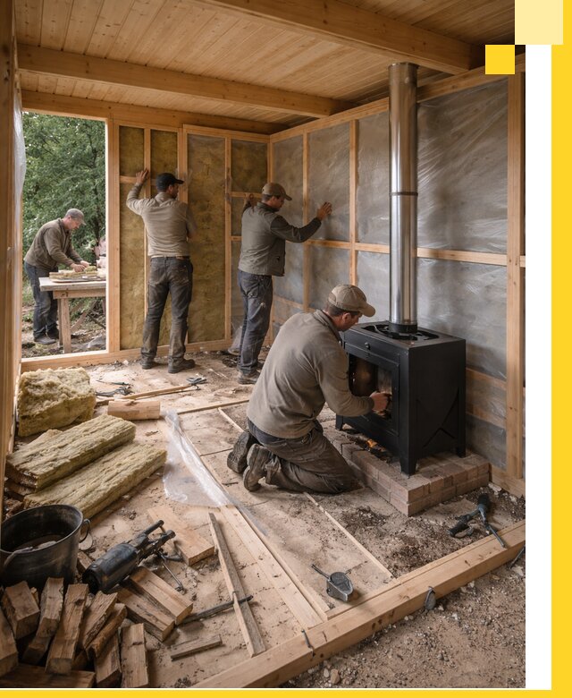 Профессиональный монтаж бань под ключ в Малоярославце для дома