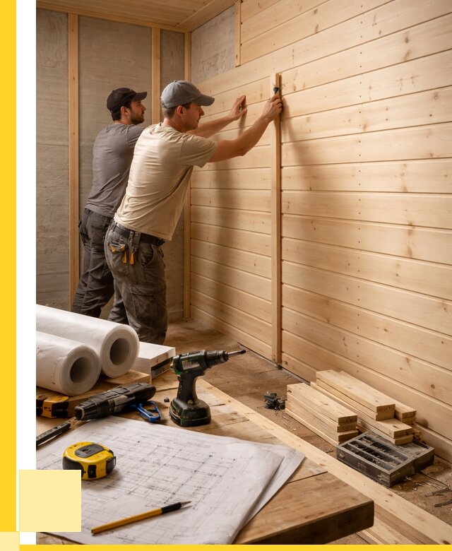 Обшивка бани вагонкой в Малоярославце от 1241 р., ЭриданМлр