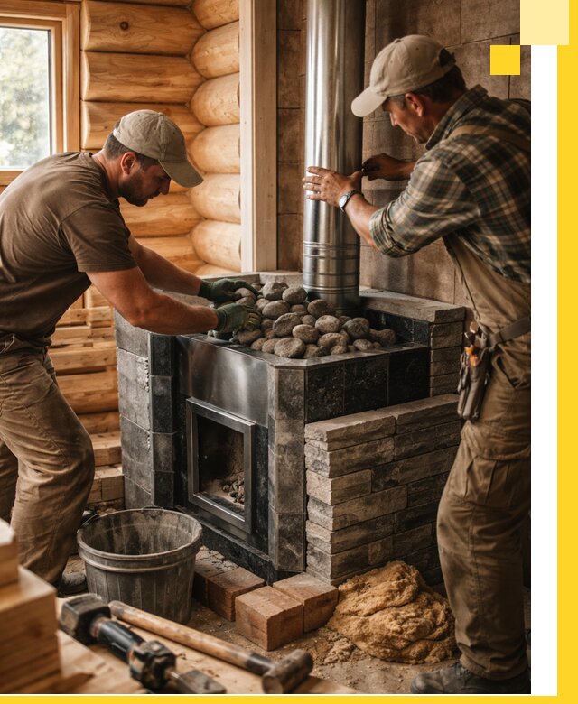 Строительство и отделка русских бань под ключ в Малоярославце