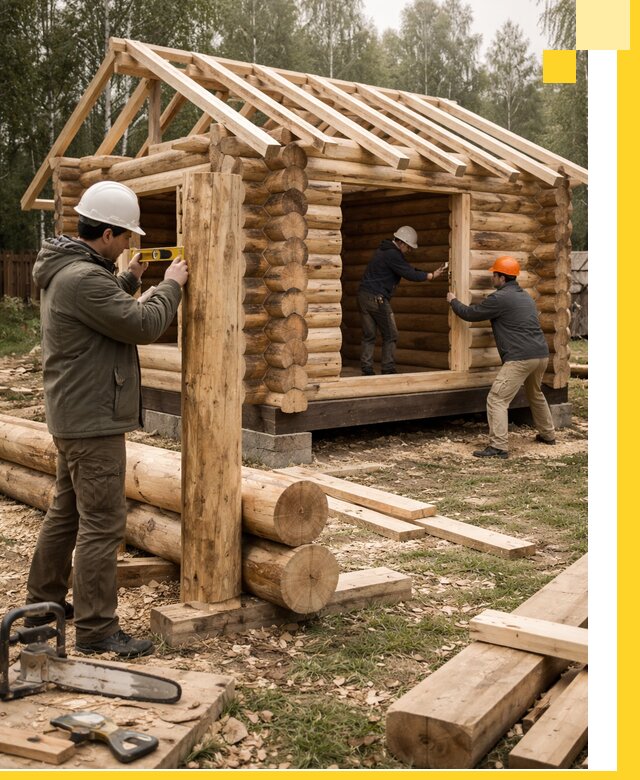 Строительство бань для дачи под ключ в Малоярославце с доставкой и монтажом