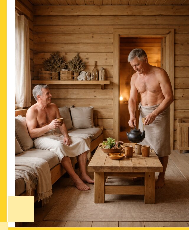 Бани с комнатой отдыха под ключ в Малоярославце от 465390 р. | ЭриданМлр