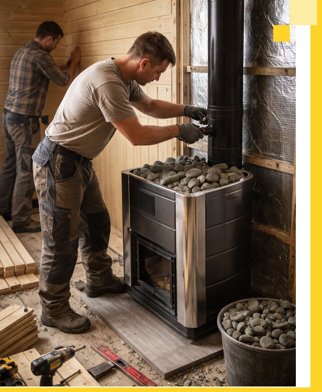 Проектирование и строительство парилок для бани в Малоярославце под ключ