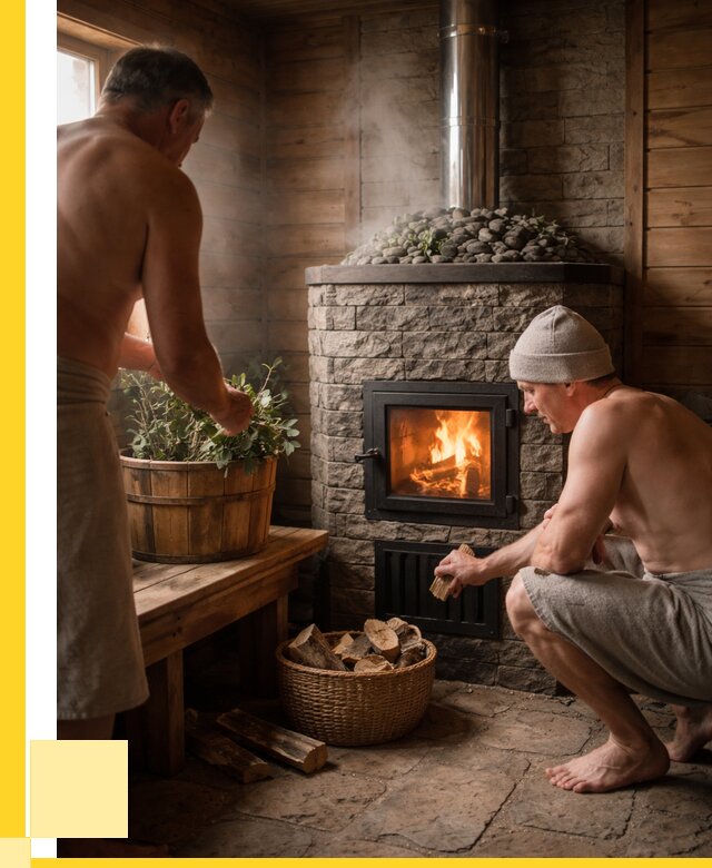 Банные печи под ключ в Малоярославце от 46539 р. | ЭриданМлр кирпичная