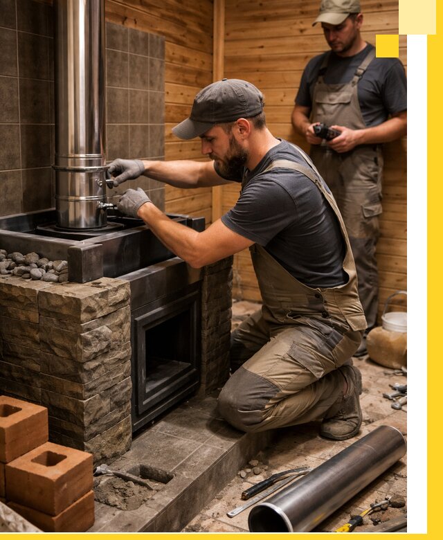 Изготовление и установка банных печей под ключ в Малоярославце