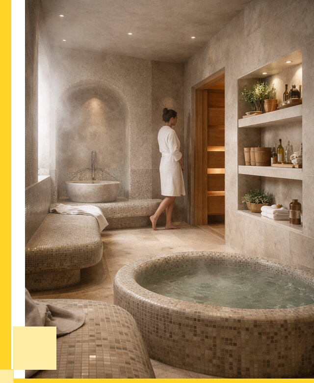 Строительство бани с хамамом в Малоярославце от 775650 р. | ЭриданМлр