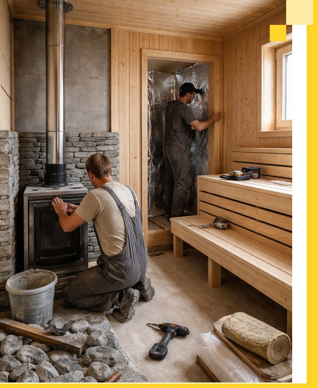 Строительство и изготовление бань под ключ в Малоярославце