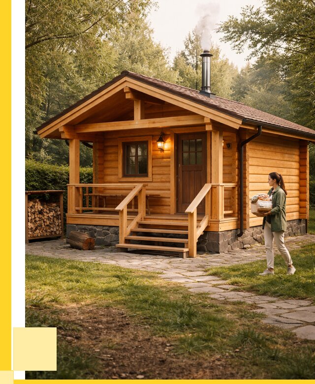 Купить баню под ключ в Малоярославце от 672230 р. | ЭриданМлр