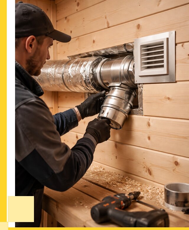 Монтаж вентиляции бани в Малоярославце от 12410 р. | ЭриданМлр