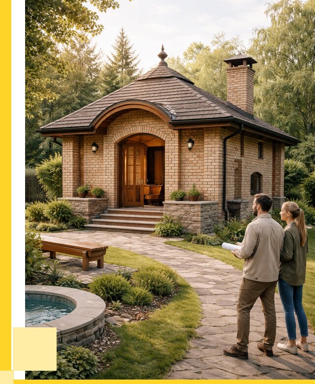 Проект кирпичной бани в Малоярославце от 31026 р. | ЭриданМлр