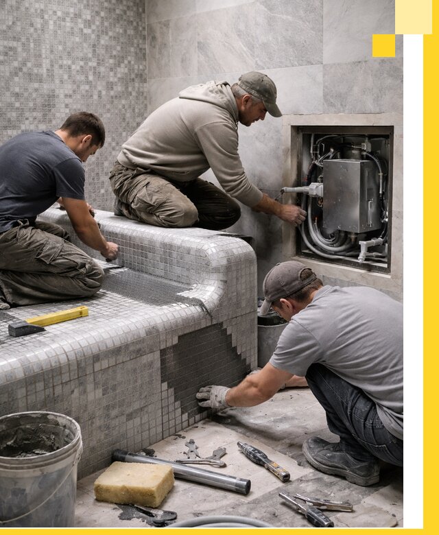 Проекты хамамов под ключ в Малоярославце и дизайн и строительство