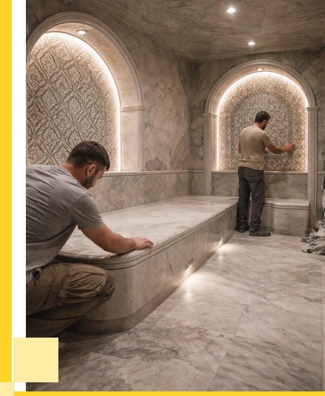 Турецкие бани под ключ в Малоярославце от 258550 р. | ЭриданМлр