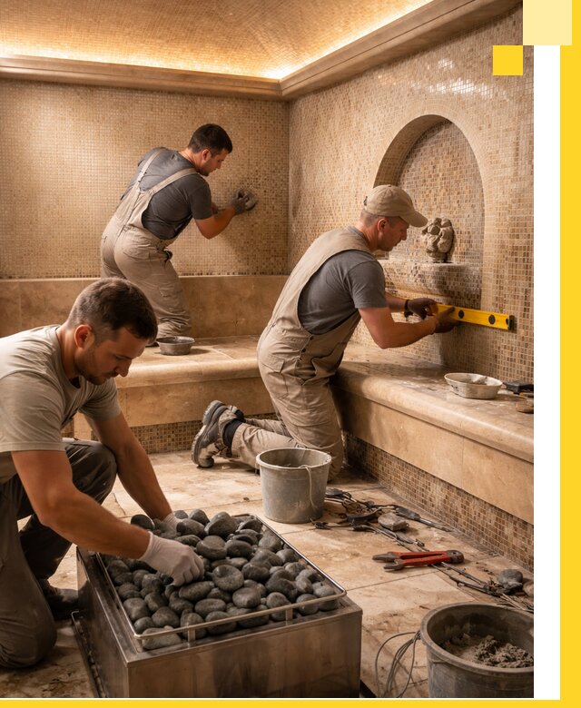 Проектирование и строительство хамама и сауны в Малоярославце