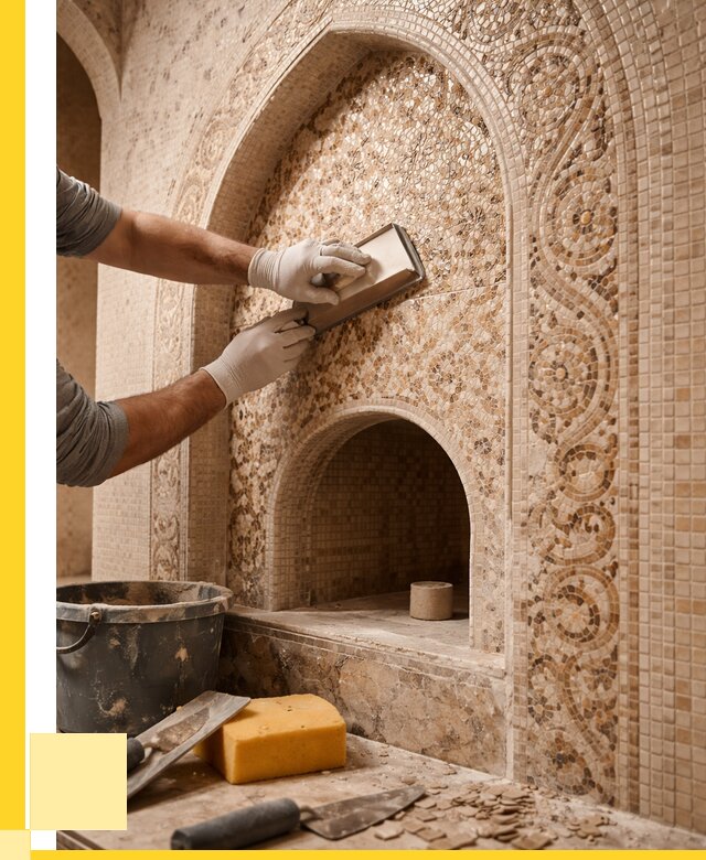 Мозаика для хамама в Малоярославце под ключ от 5171 р. | ЭриданМлр